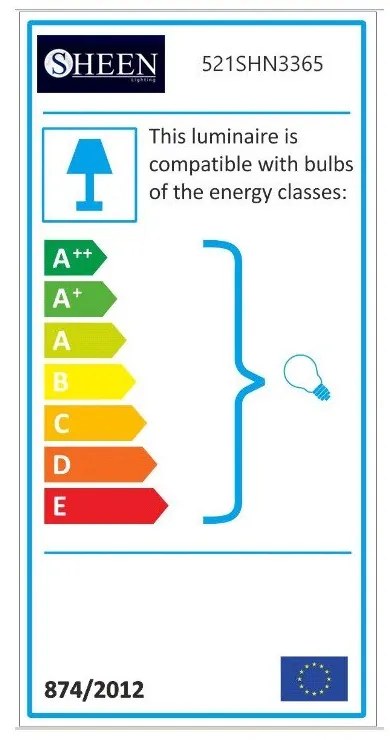 Черно висящо осветително тяло Efsun - Opviq lights