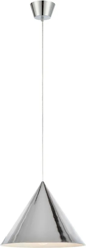 Метално висящо осветително тяло в сребрист цвят с метален абажур ø 37,5 cm Tip – Markslöjd