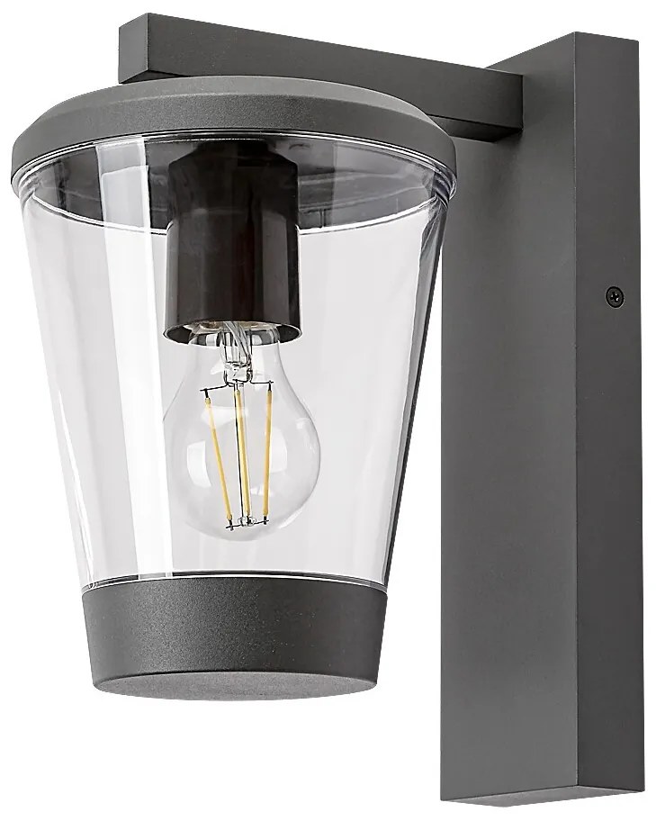 RABALUX 7266 Savan външна лампа, IP44, E27 1X MAX 40W черен, L23cm - 7266