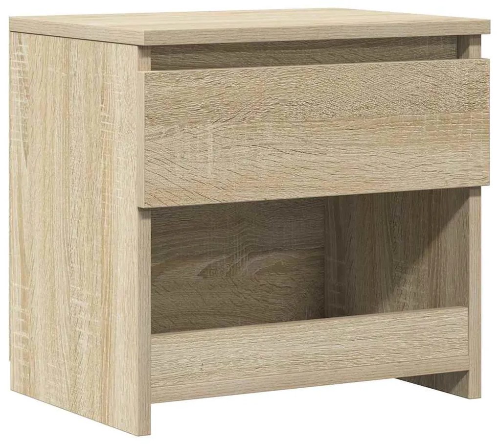 803449 vidaXL Нощнo шкафче, дъб сонома, 40x30x39 см, инженерно дърво