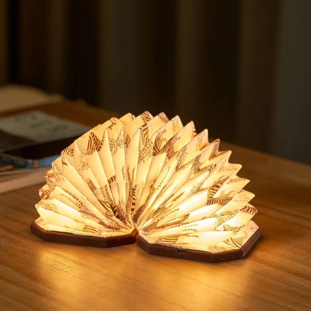 Тъмнокафява светлинна декорация с USB Velvet Accordion – Gingko