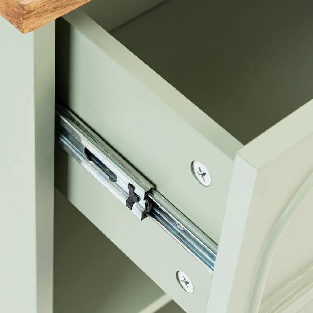 Нощно шкафче atmosphera Mohea, 67 cm, Зелен