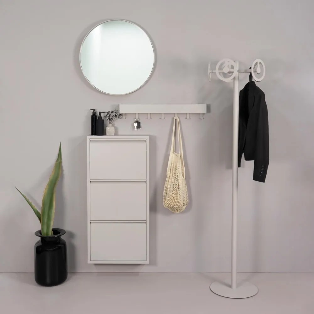 Кафяво-сива метална накланяща се стойка за обувки 50x103x15 cm Billy – Spinder Design