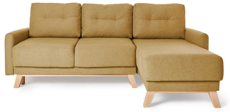 Жълт променлив диван ъглов диван Pop - Bonami Selection