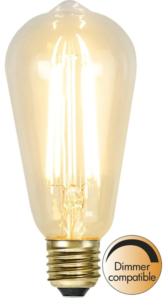 Топла LED крушка с димируема жичка E27, 4 W Soft Glow - Star Trading