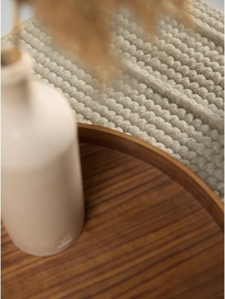 Кремав ръчно изработен вълнен килим 200x300 cm Camden Parker – Ted Baker