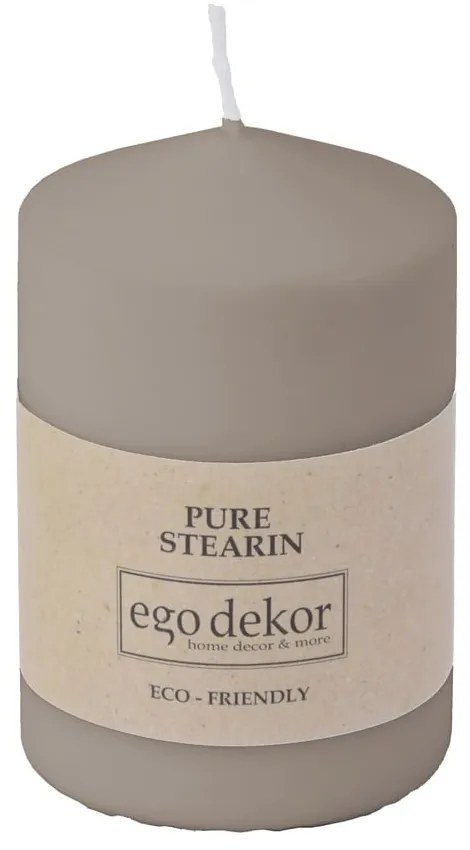 Кафява свещ Връх, време за горене 25 ч Eco - Eco candles by Ego dekor