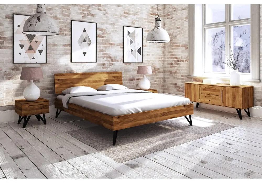 Дъбово двойно легло 160x200 cm Golo 2 - The Beds
