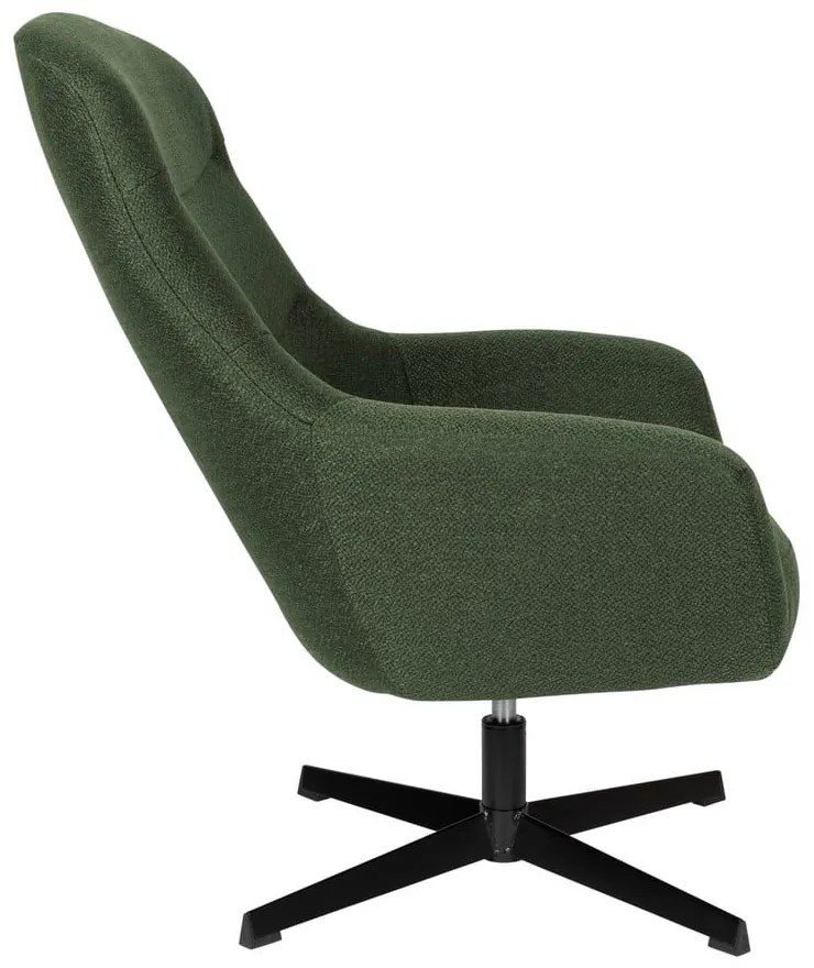 Тъмнозелено кресло Yuki – White Label