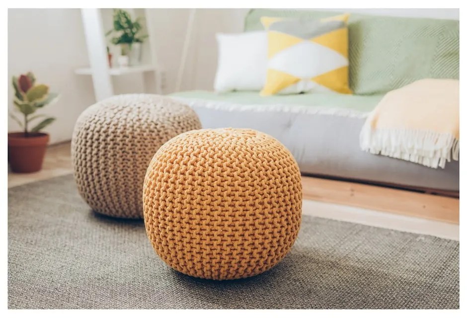 Пясъчнокафяв диван Jagger pouf - Bonami Essentials