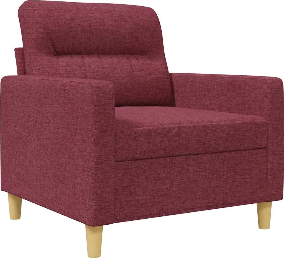 359225 vidaXL Кресло, виненочервено, 60 см, текстил