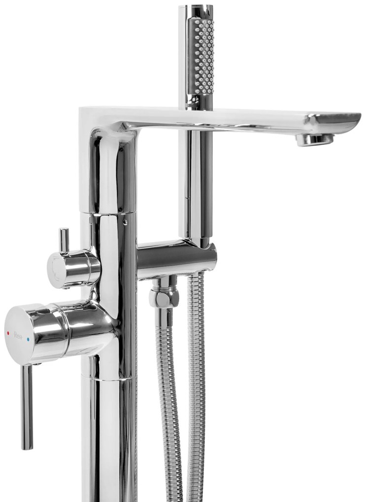 Cмесител-свободно стоящ Rea Flores Chrome