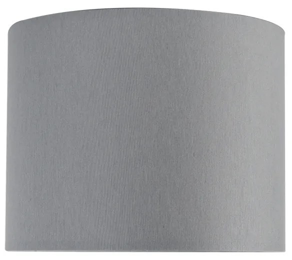 Абажур сив 18/18/14 с бяла вътрешност