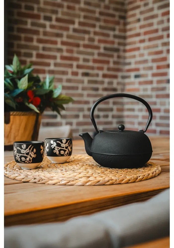 Порцеланово чугунен черен комплект за чай Sichuan – Bredemeijer
