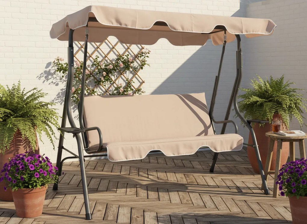 Градинска люлка Baleno-бежова