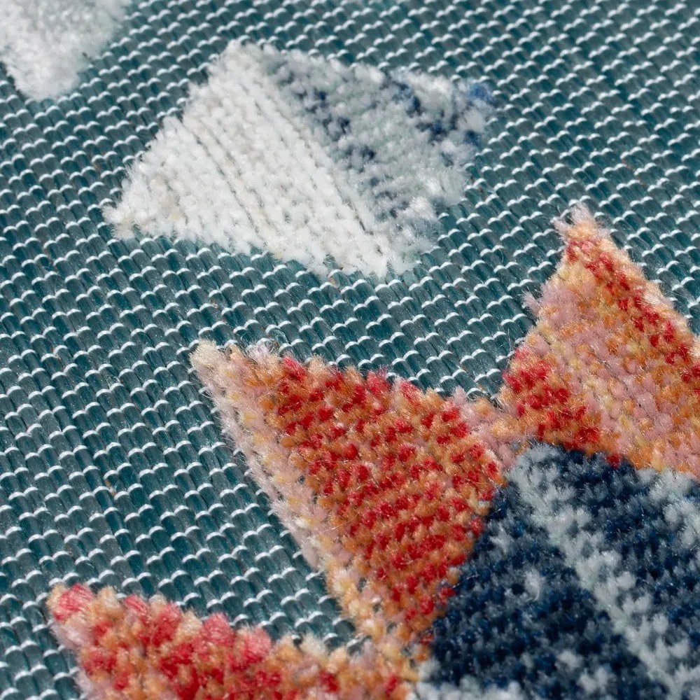 Син външен килим 200x290 cm Avery Blue – Flair Rugs