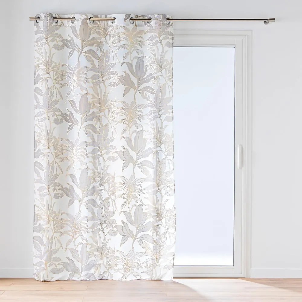 Завеса в бежов и златист цвят 135x240 cm Vayana – douceur d'intérieur