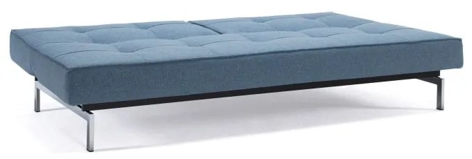 Светлосин разтегателен диван с метална основа Mixed Dance Light Blue Splitback - Innovation