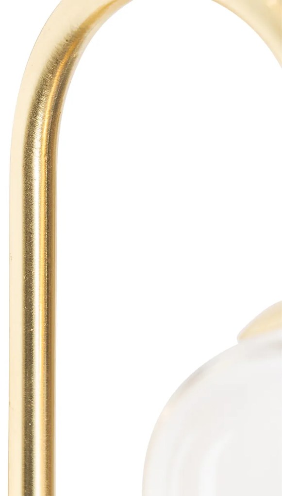 Класически златен аплик със стъкло - Elien