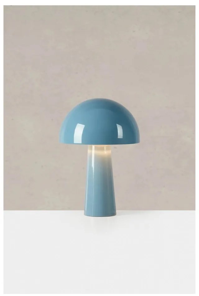 Синя настолна лампа с метален абажур (височина 36 cm) Mantar – Markslöjd