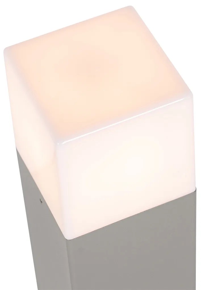 Външна лампа 50 см сива с пирон за земя и кабелна втулка - Denmark