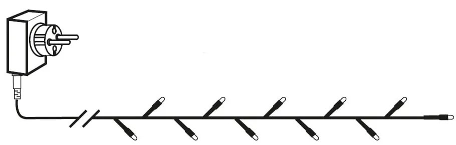 LED светлинна верига, дължина 2,8 м - Star Trading