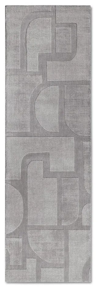 Сива ръчно изработена вълнена пътека 80x250 cm Alexis – Villeroy&amp;Boch