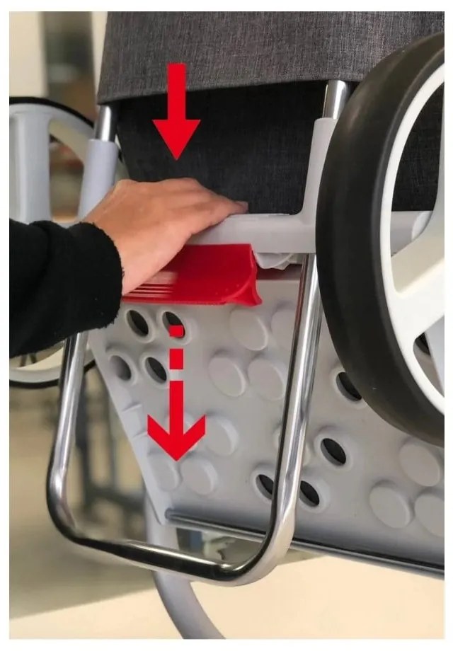 Пазарска чанта 53 l Com Tweed Polar Black Tube – Rolser