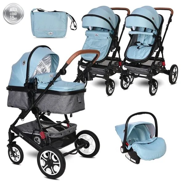 Комбинирана детска количка LORA SET LORELLI - SKY Blue new