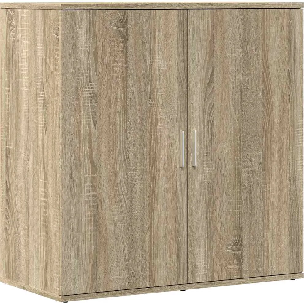 840515 vidaXL Сайдборд, дъб сонома, 79x38x80 см, инженерно дърво