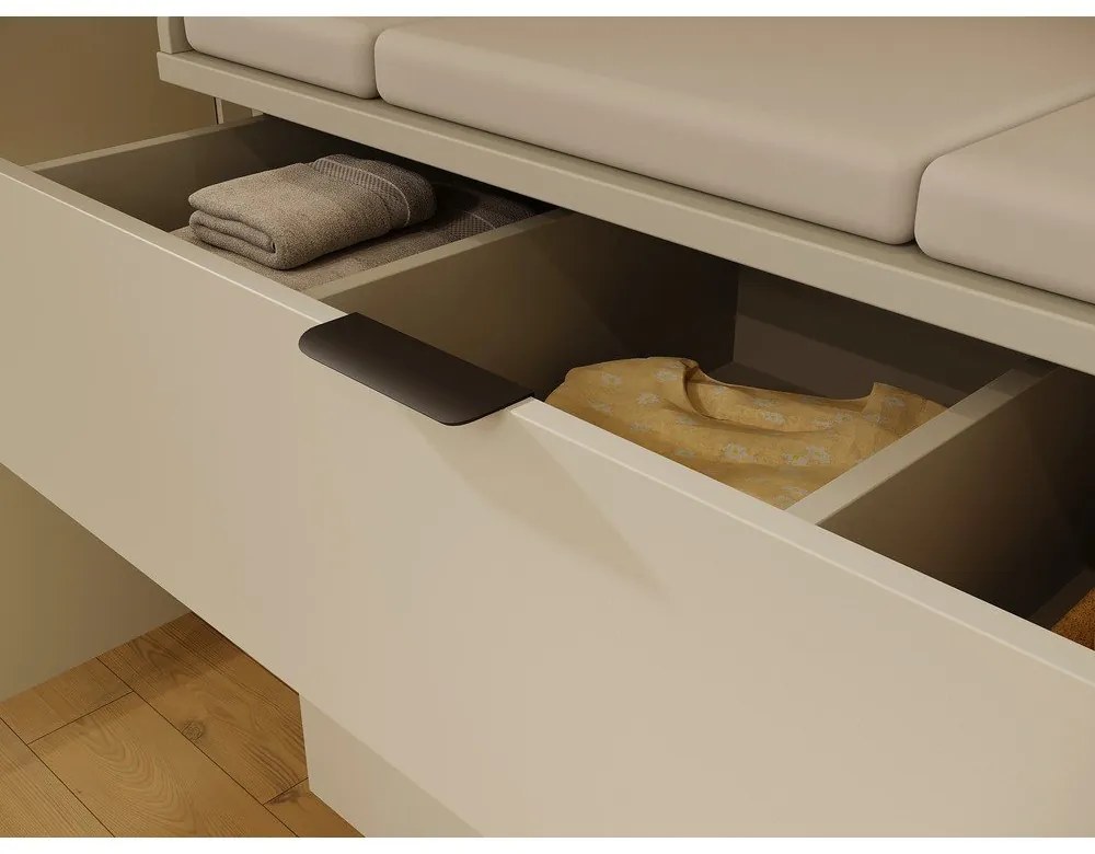 Сив детски скрин 105x92x54 cm Tomino – Germania