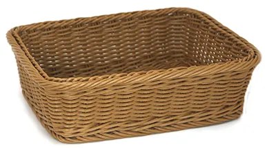 Панер водоустойчив PVC правоъгълен 32,5х26,5хh10см, кафяв