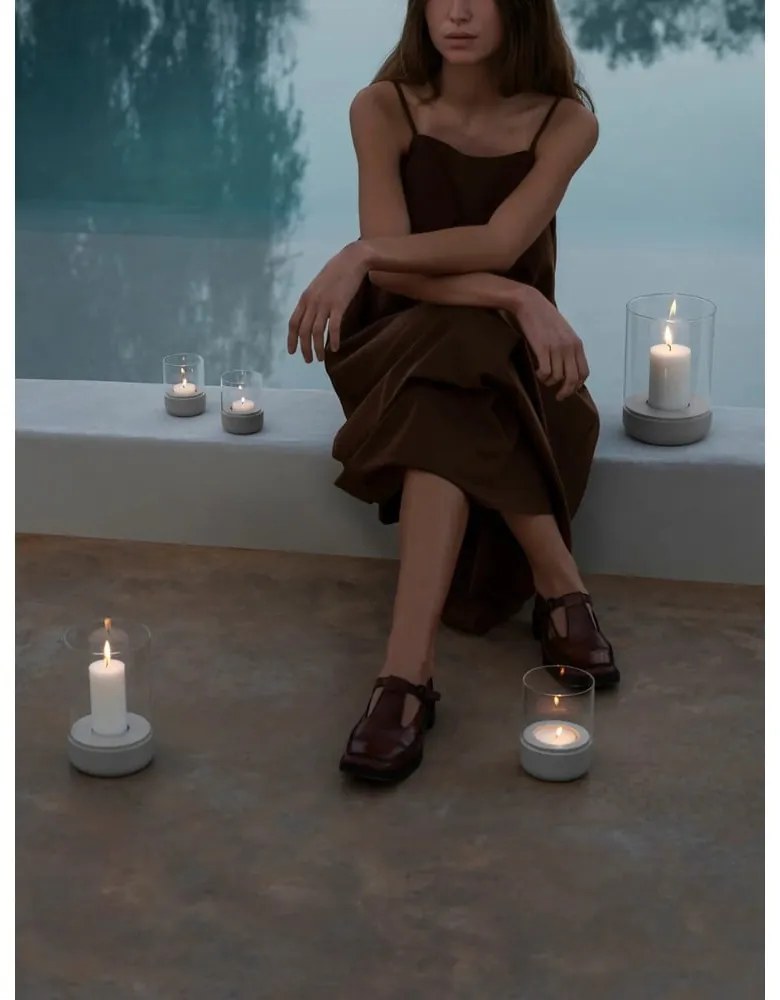 Стъклени свещници в комплект от за чаена свещ 2 бр. Calma – Blomus