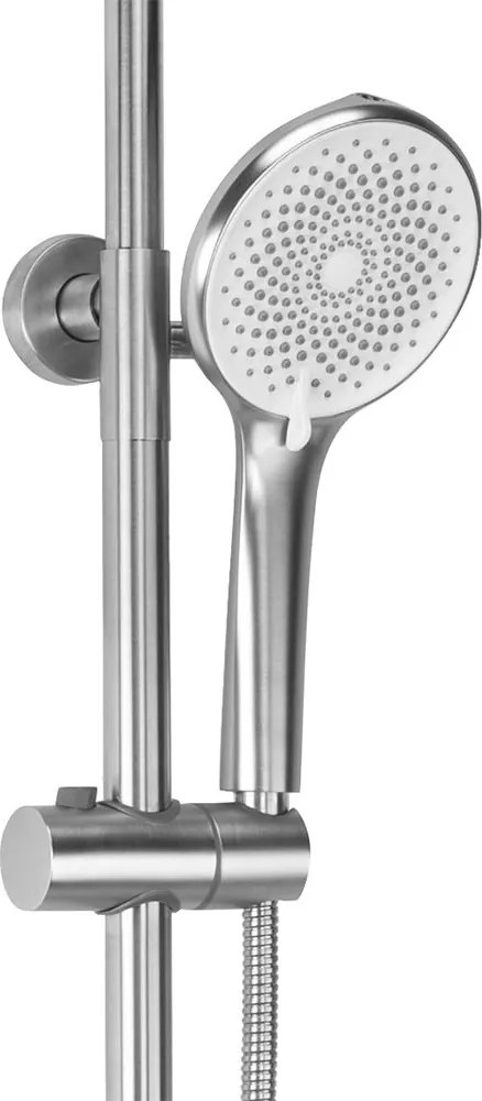 Комплект за душ Rea Foss Clif Brush Nickel