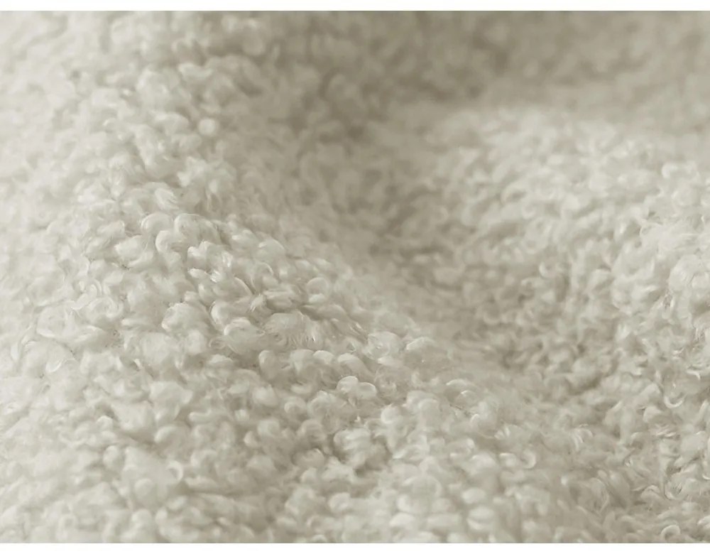 Бежов разтегателен диван с място за съхранение от букле 266 cm Pele – Makamii