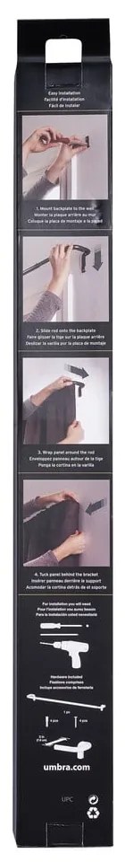 Стоманен разтегателен корниз 71 - 122 см Twilight - Umbra