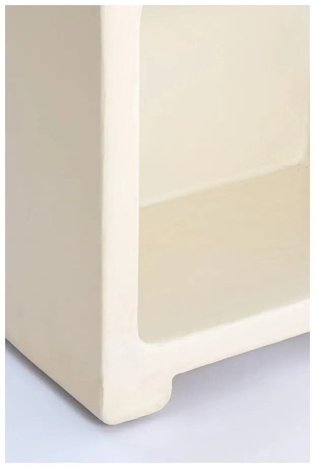 Бежов шкаф за книги 110x190 cm Nahua - Light & Living