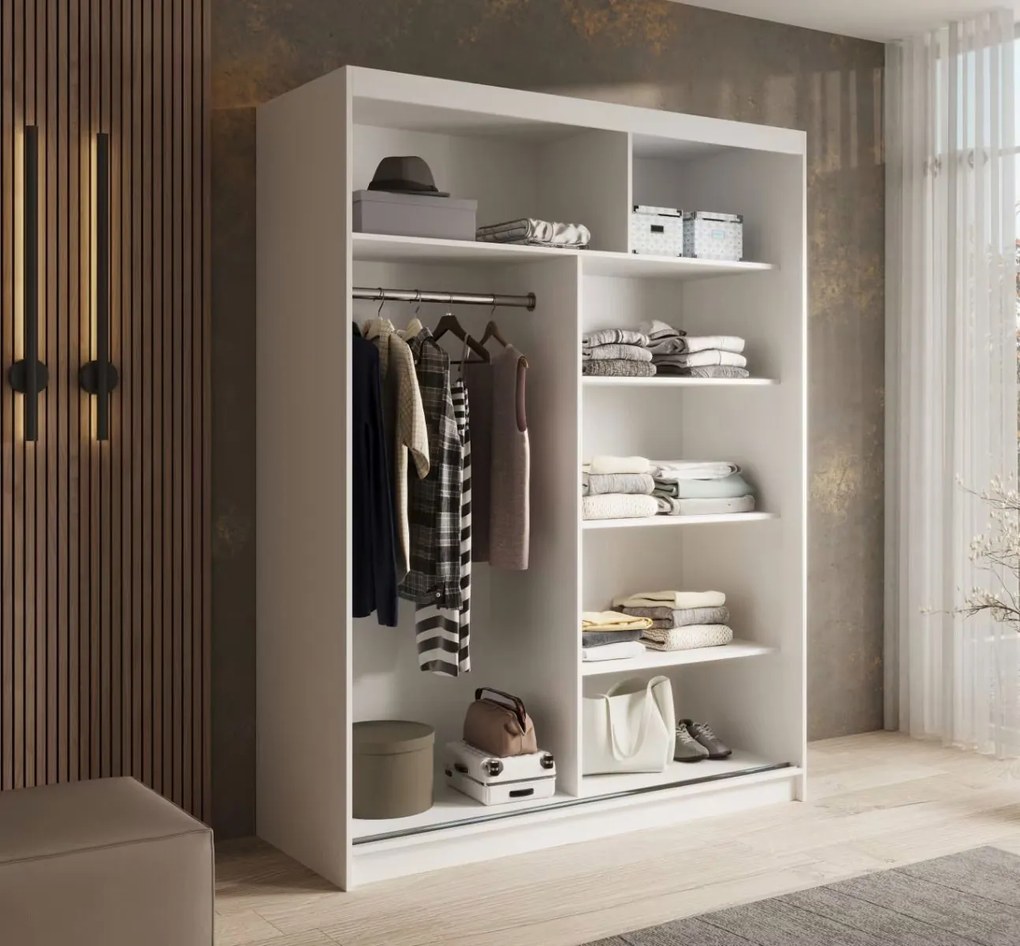 Гардероб Houston 150 плъзгащ се-Leuko