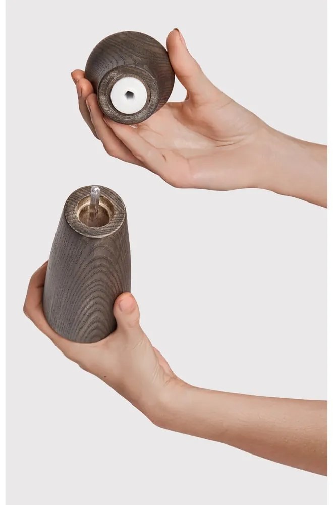 Кафява дървена мелничка за сол и пипер Rustic – Bonami Selection