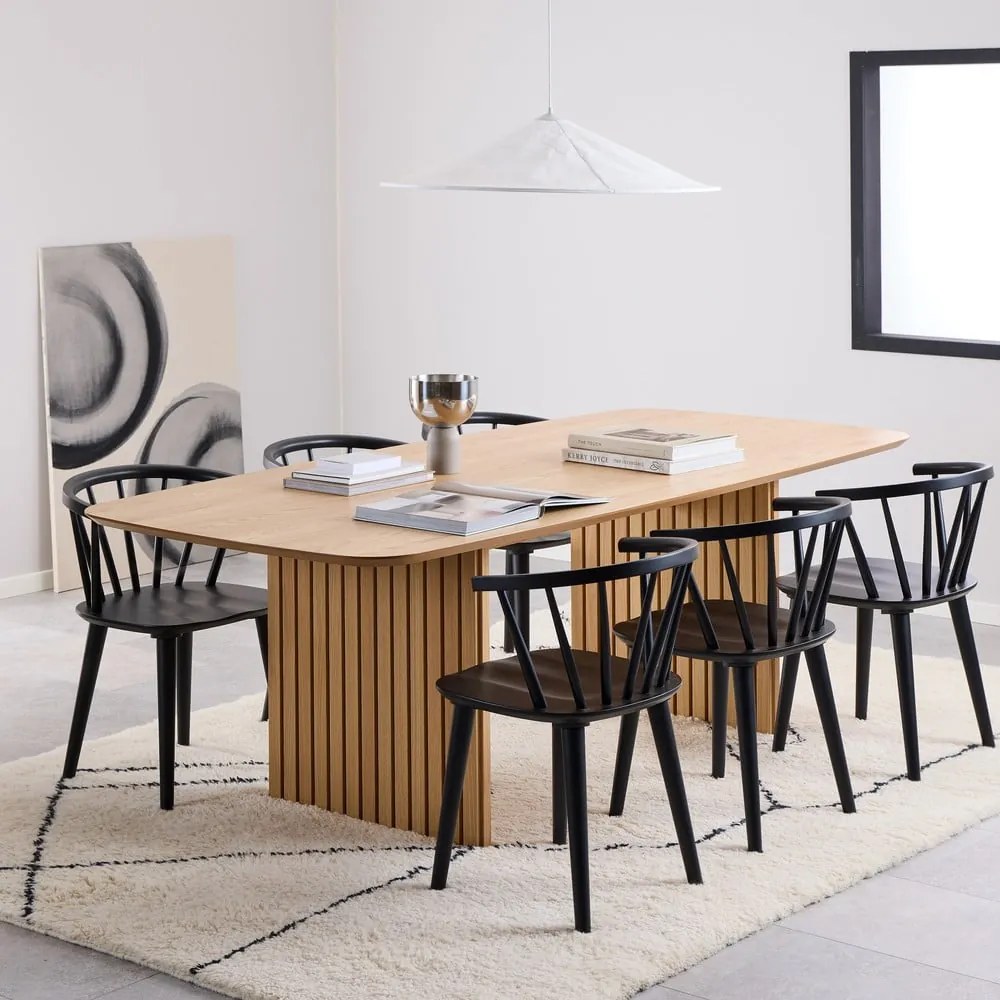 Черен трапезен стол Ida – Actona