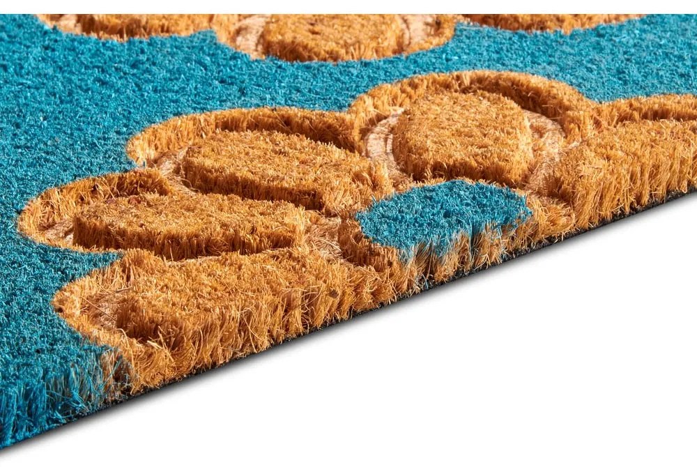 Изтривалка от кокосови влакна 45x75 cm Flowers - Hanse Home