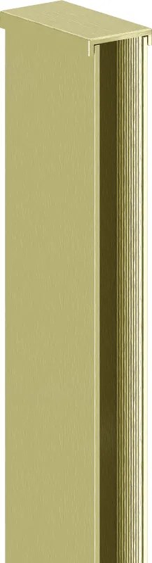 Mexen стенна лайсна за душова стена 8 мм, златна четкана - 800-00-55