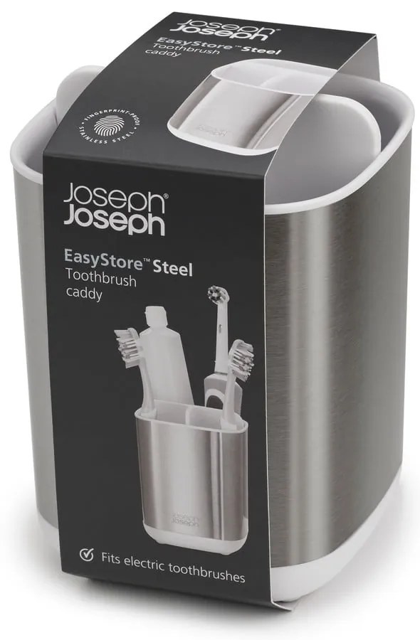 Държач за четки за зъби от неръждаема стомана EasyStore - Joseph Joseph