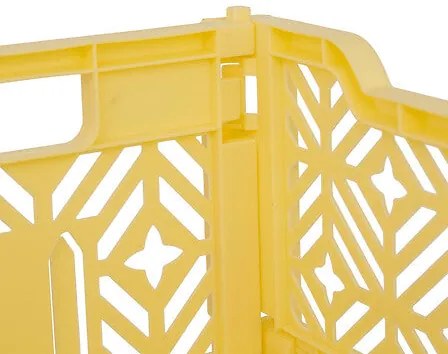 Детска сгъваема щайга Atmosphera Arry, 30x20x11,5 cm - Жълт