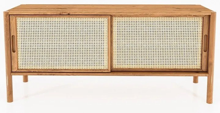 Масичка за телевизор от дъб 142x64 cm Pola - The Beds