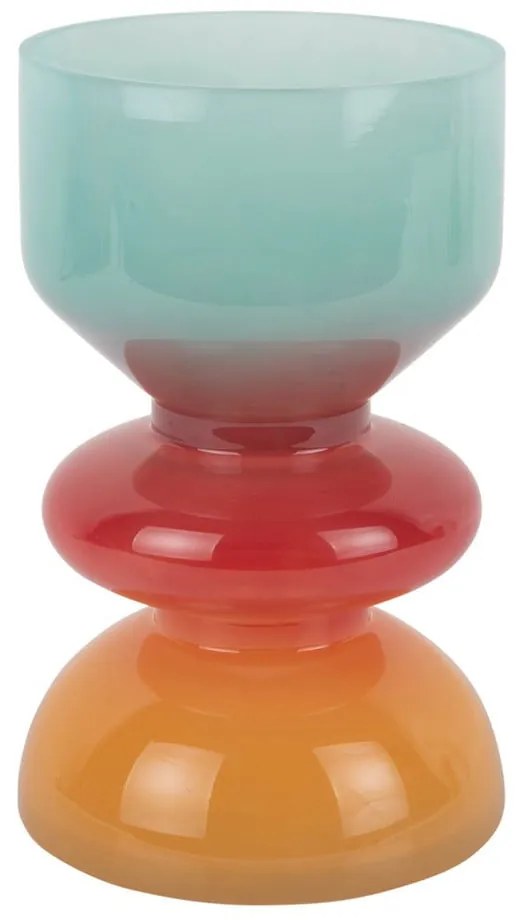 Червена/синя стъклена ваза (височина 20,5 cm) Summer Vibes – PT LIVING