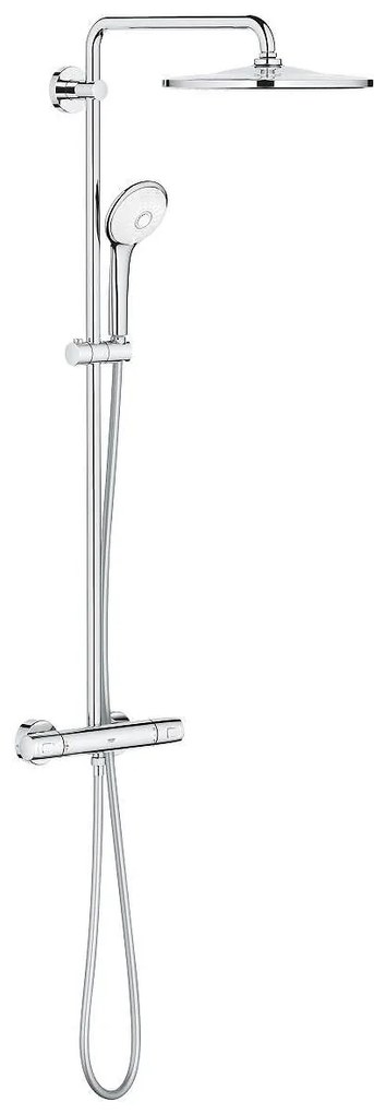 Euphoria System 310 Душ система с термостат за стенен монтаж