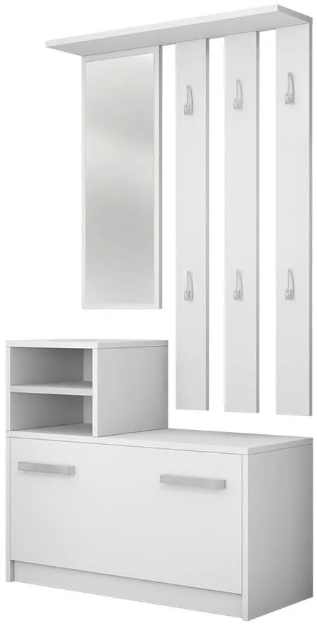 Мебели за антре Kolom-White