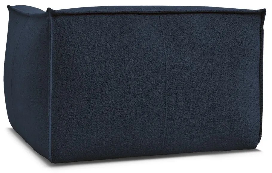 Тъмносиньо кресло от прежда с примки от букле Giorgia – Bobochic Paris