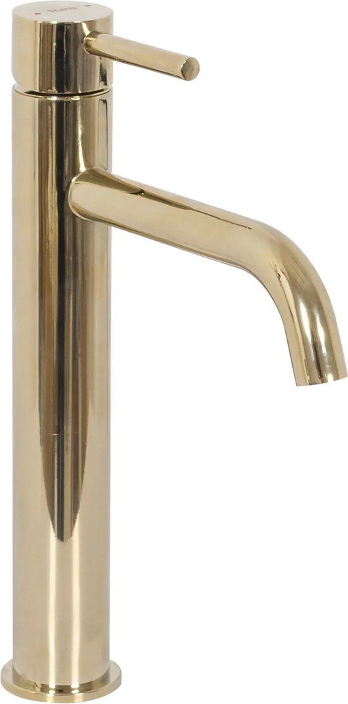 Комплект Умивалник за плот Sofia marble black + Смесител за баня Lungo gold + Изпускателен клапан gold